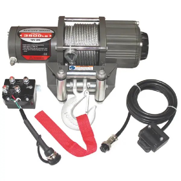 3500 lbs Waterproof ATV Winches