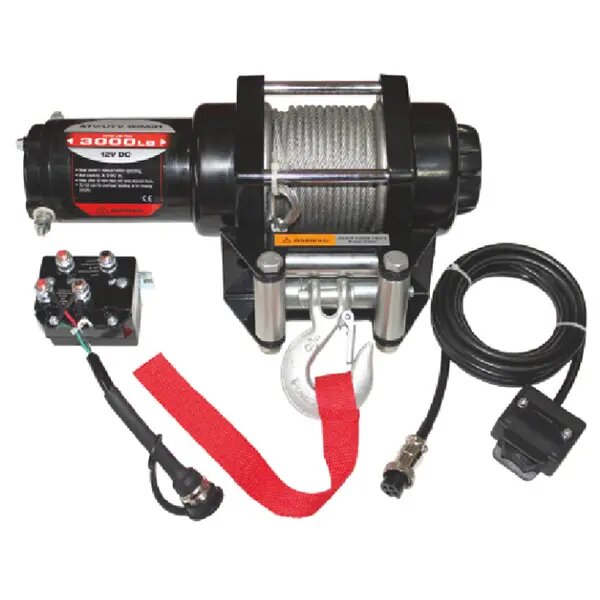 3000 lb 12V Electric ATV UTV Winches